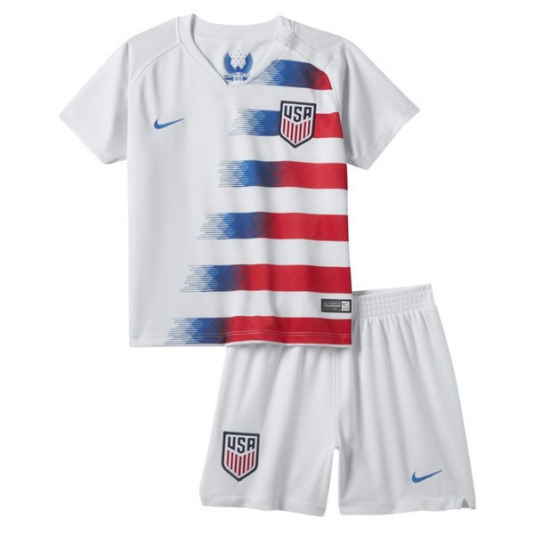 Camiseta Estados Unidos 1ª Niño 2018 Blanco
